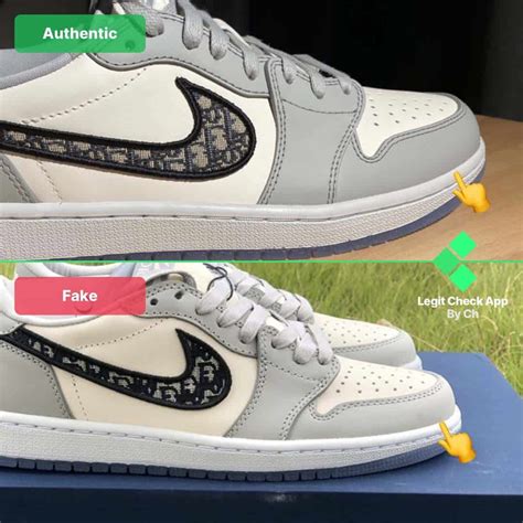 real dior jordan 1 vs fake|dior jordan 1 low false.